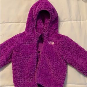 Baby girl north face fleece